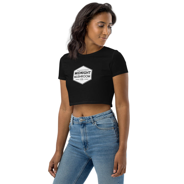 Organic Crop Top - Midnight Mushroom Co.